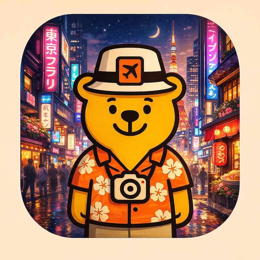 TravelBear in Tokyo